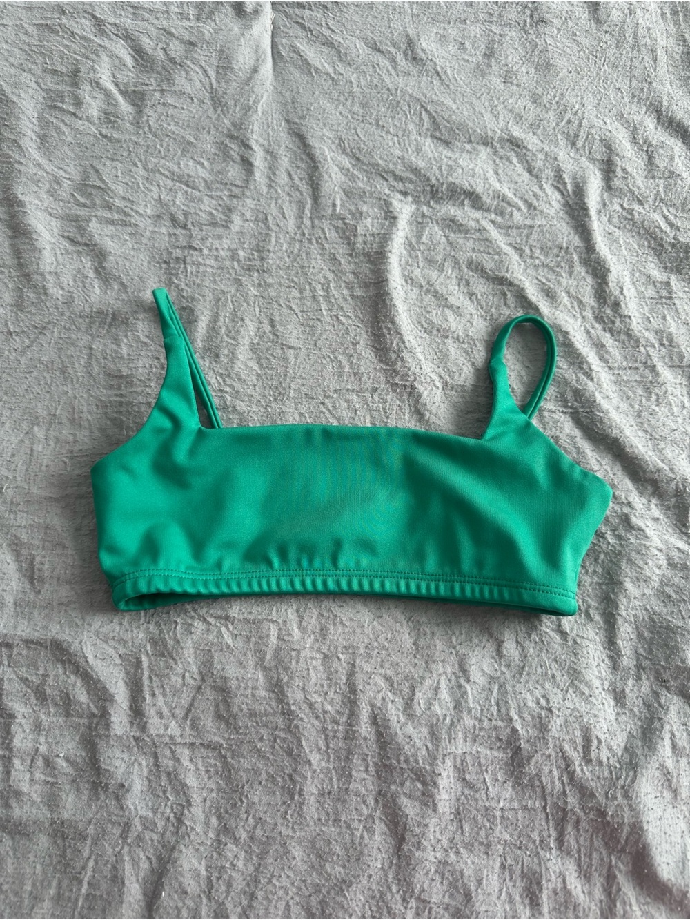 Tiger Friday Green bralette dance top